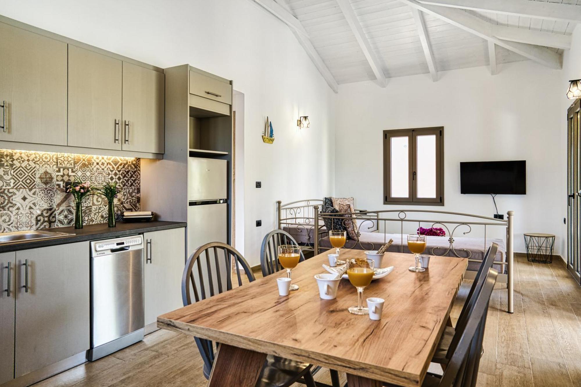 Astarte Villas - Astra Private Villas With Pool Vasilikí 외부 사진