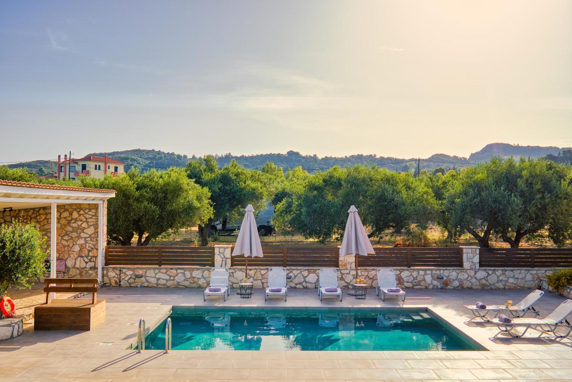 Astarte Villas - Astra Private Villas With Pool Vasilikí 외부 사진